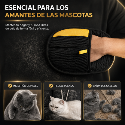 Manopla Quitapelos para Mascotas
