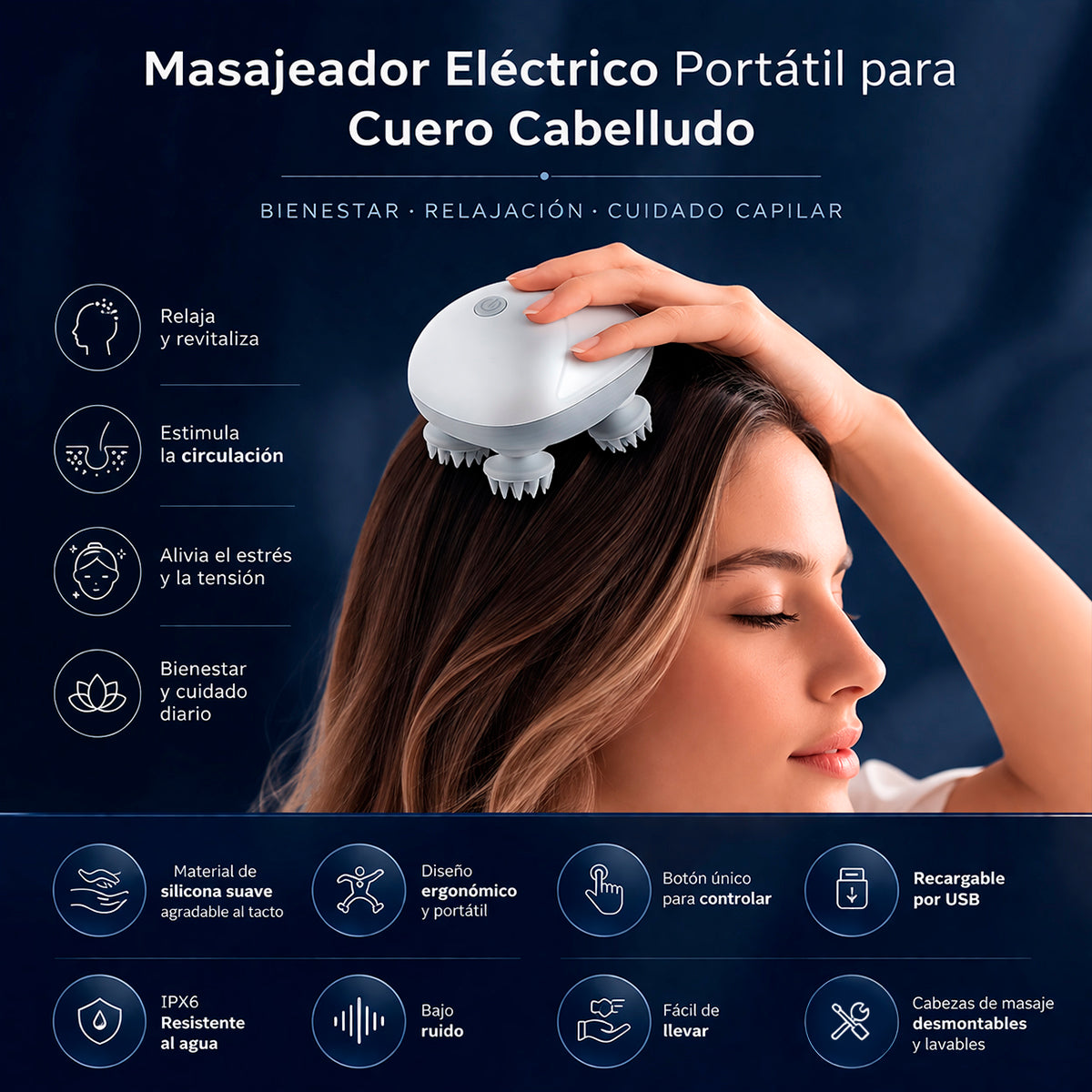 Masajeador de Cabeza